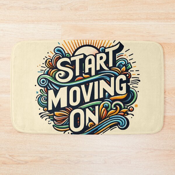 Item preview, Start Moving On, typography designed and sold by maxmaj.