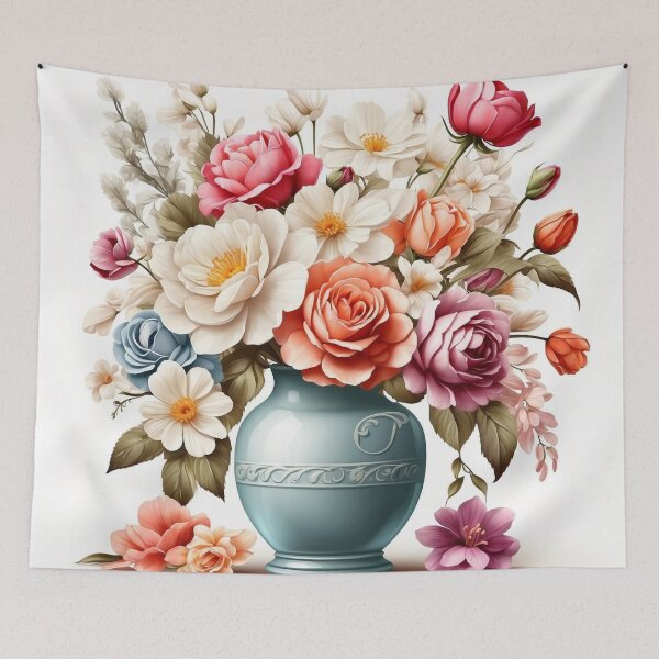 Artikelvorschau, 003 Blumen in einer Vase entworfen und verkauft von Alexis Art Collection.