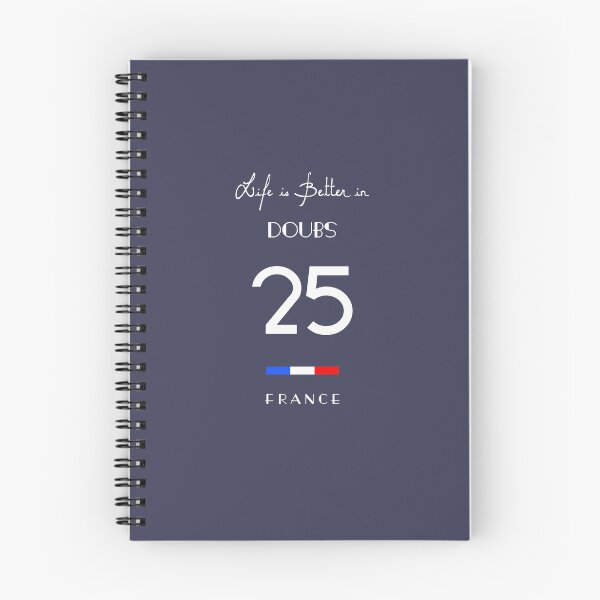 Item preview, Life is better in DOUBS Number 25 Franche Comté France designed and sold by frenchsalsa.