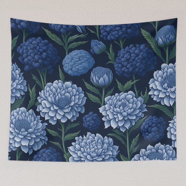 Item preview, 002 Seamless Bachelor Flower Pattern designed and sold by Alexis Art Collection.