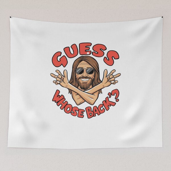 Item preview, Guess Whose Back Jesus designed and sold by Flirt-Teez.