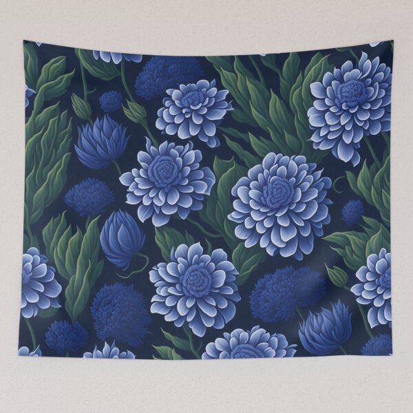 Item preview, 003 Seamless Bachelor Flower Pattern designed and sold by Alexis Art Collection.