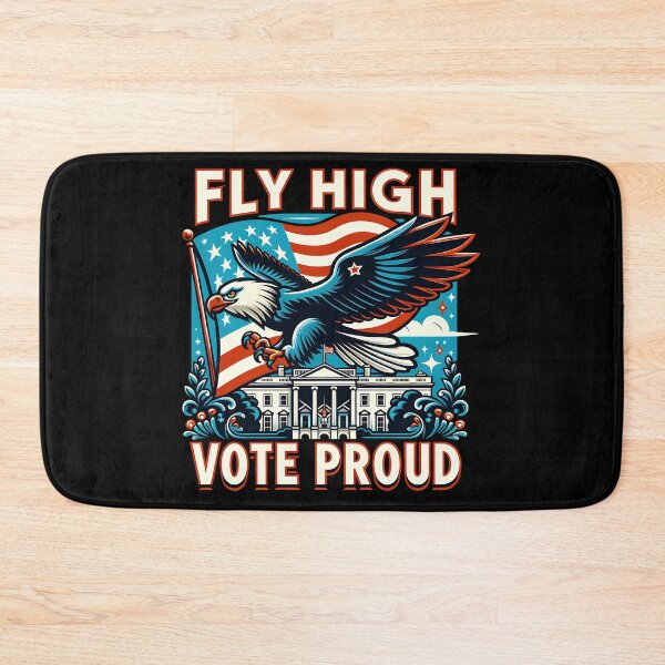 Item preview, Fly High Vote Proud – Patriotic Voting Design designed and sold by Taans-Creation.