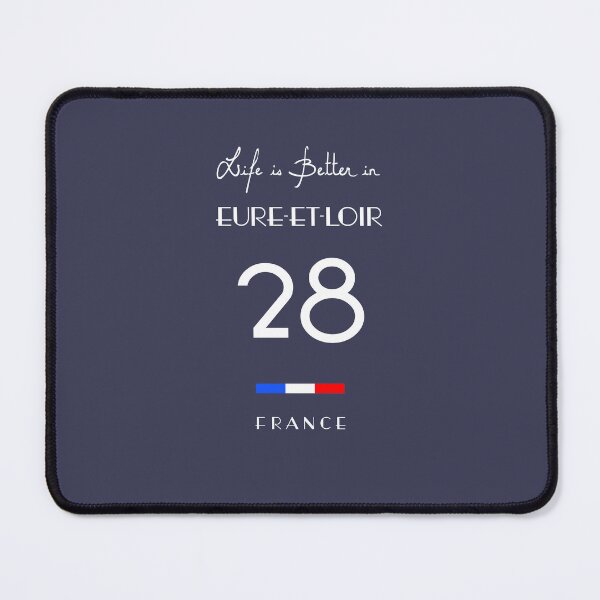 Item preview, Life is better in EURE-ET-LOIR Number 28 Val de Loire France designed and sold by frenchsalsa.