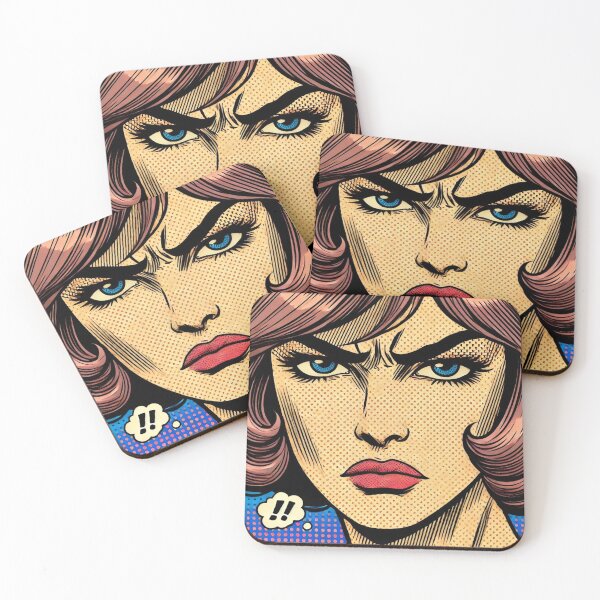 Item preview, Pop Art: Angry Woman designed and sold by PinUpPizzazz.