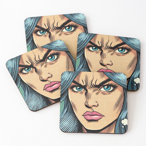 Item preview, Pop Art: Angry Woman designed and sold by PinUpPizzazz.
