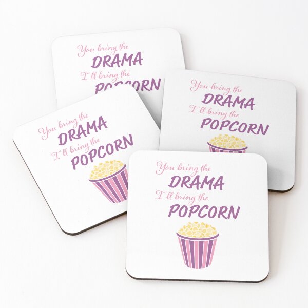 Item preview, You Bring The Drama, I'll Bring the Popcorn Cool Colors designed and sold by Finfell.