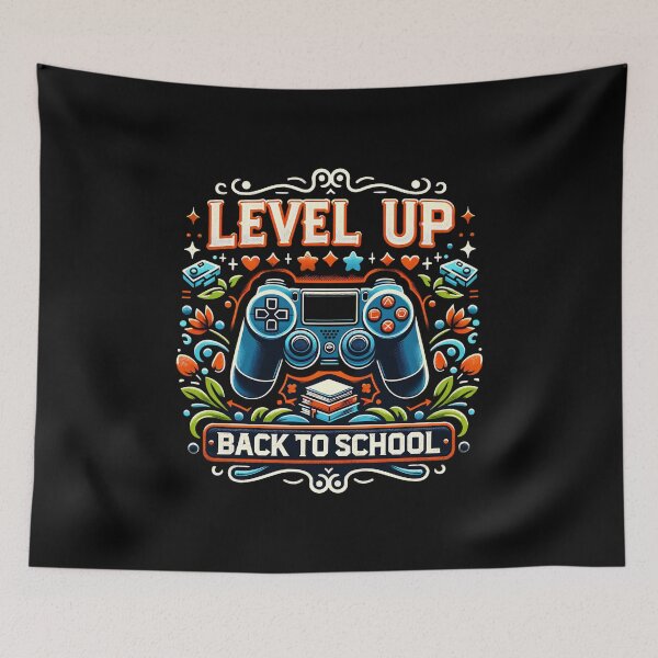 Item preview, Level Up Back to School – Gamer's Return to School designed and sold by Taans-Creation.