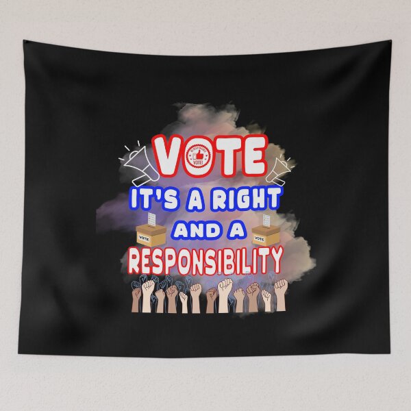 Item preview, Vote – It's a Right and a Responsibility designed and sold by Taans-Creation.