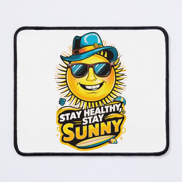 Item preview, Stay Healthy Stay Sunny – Fun Summer Wellness designed and sold by Taans-Creation.
