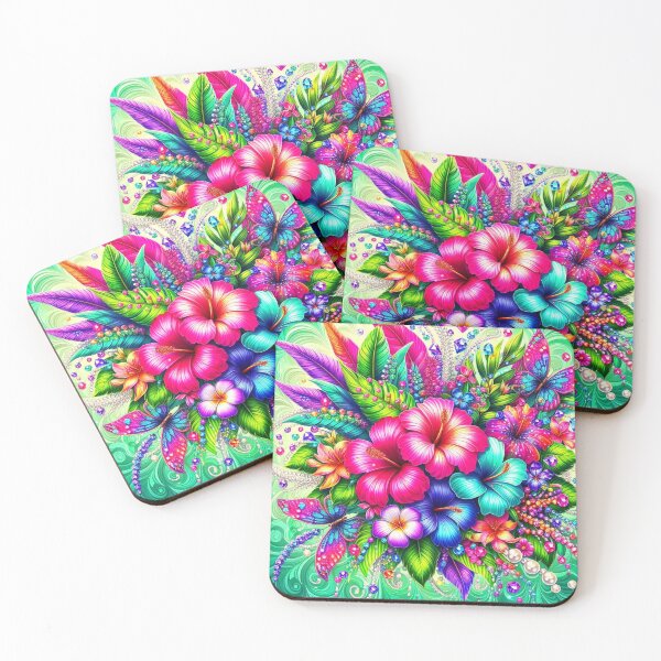 Item preview, Tropical Flowers  designed and sold by connie campbell.