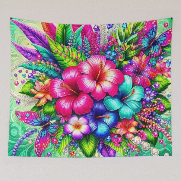 Item preview, Tropical Flowers  designed and sold by connie campbell.