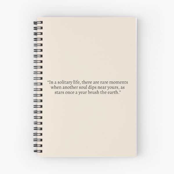 Item preview, "In a solitary life, there are rare moments when another soul dips near yours, as stars once a year brush the earth" - Circe Quote designed and sold by bubblytank.