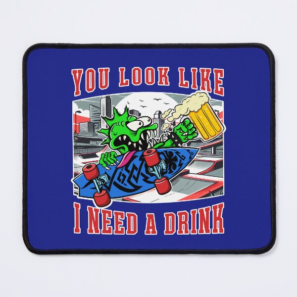 Item preview, Skateboarding Monster Beer Fun - You Need A Drink Monster Skate designed and sold by ImaginarStore.