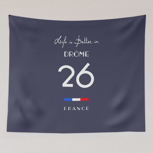 Item preview, Life is better in DRÔME Number 26 Vercors France designed and sold by frenchsalsa.