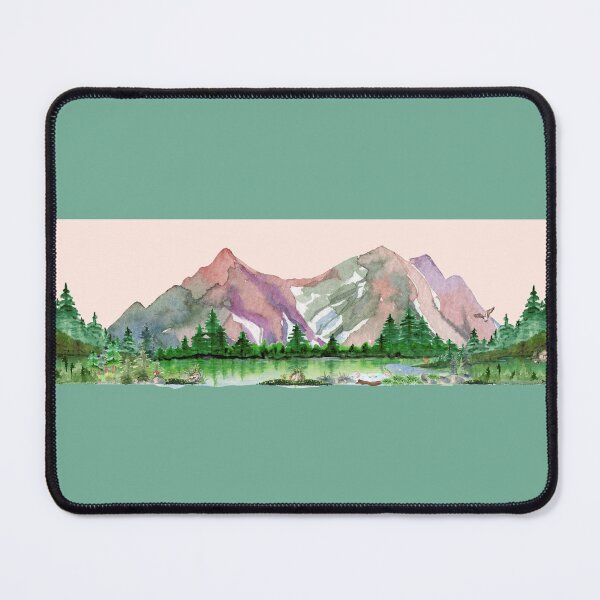 Item preview, Watercolor Mountain View designed and sold by MorganiteS.
