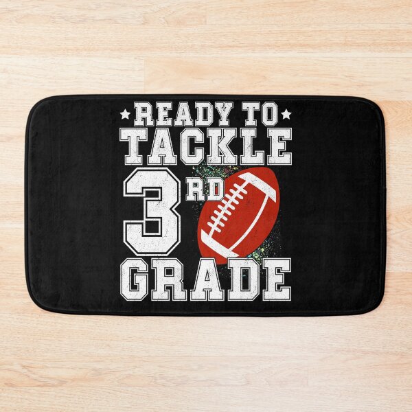 Item preview, ready To Tackle Third Grade 3rd Grade Back To School - Funny Football First day of School designed and sold by CORJIDOG-ART.