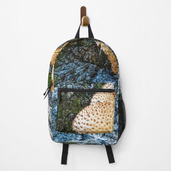 Item preview, Pholiota Squarrosa Mushroom on a Hiking Trail designed and sold by jrtwynam.