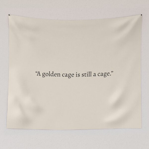 Item preview, "A golden cage is still a cage" - Circe Quote designed and sold by bubblytank.