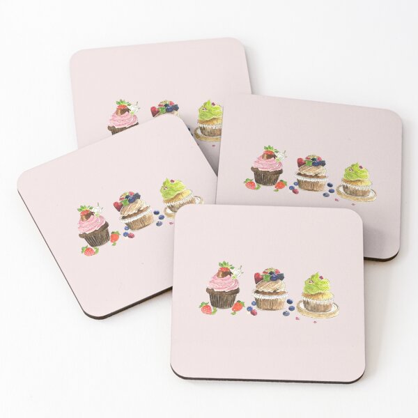 Item preview, Ilustración linda del postre de la magdalena designed and sold by Green2711.