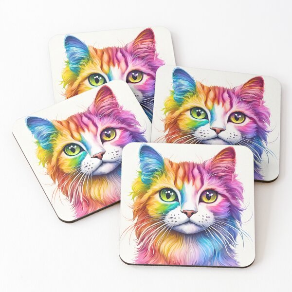 Item preview, Rainbow Cat D6 designed and sold by PerfectDay2Play.