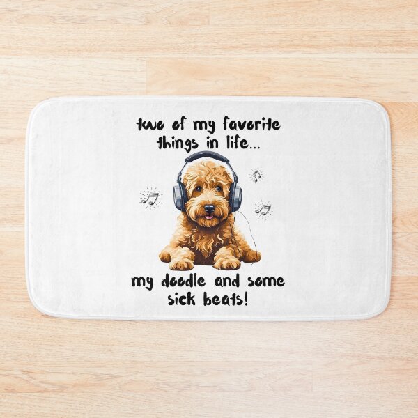 Item preview, Two Favorite Things… My Doodle and Some Sick Beats designed and sold by Fredster1966.