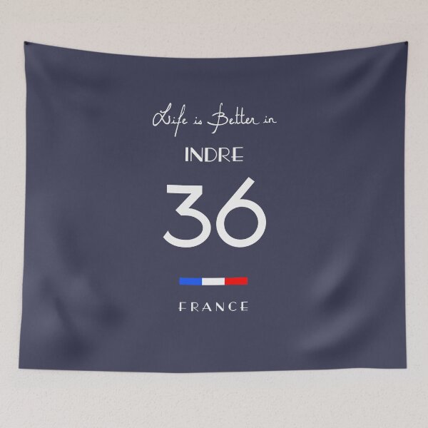 Item preview, Life is better in INDRE Number 36 Centre Berry France designed and sold by frenchsalsa.