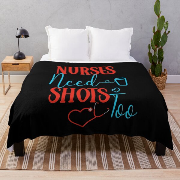 Item preview, Nurses Need Shots Too, Funny Gift for Male and Female Nurse. designed and sold by Bliss Find And Design.