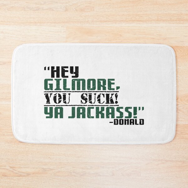 Artikelvorschau, Hey Gilmore, du bist scheiße! Du Idiot! -Donald, Happy Gilmore entworfen und verkauft von Sticker Up.