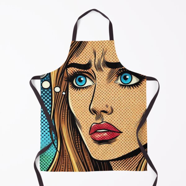 Item preview, Worried Pop Art Woman designed and sold by PinUpPizzazz.