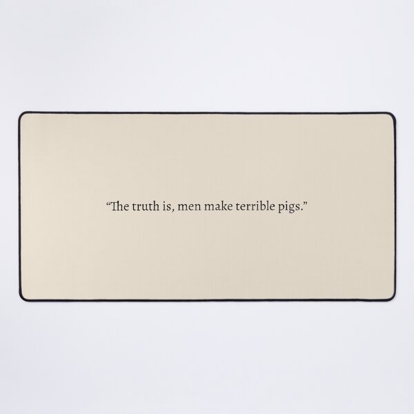 Item preview, "The truth is, men make terrible pigs" - Circe Quote designed and sold by bubblytank.