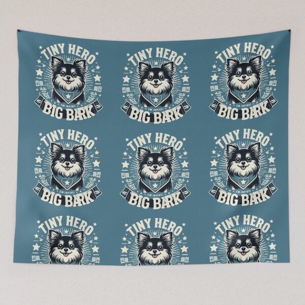 Item preview, Doggy Superhero: Tiny Hero, Big Bark designed and sold by AIrtisticPrints.