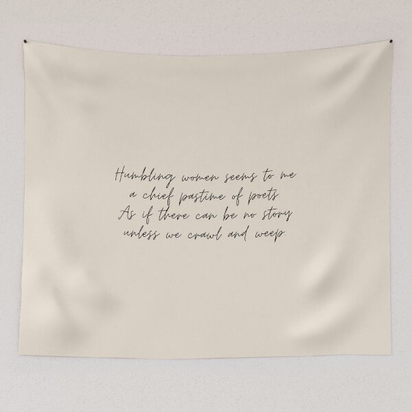 Item preview, “Humbling women seems to me a chief pastime of poets. As if there can be no story unless we crawl and weep” - Circe Quote designed and sold by bubblytank.