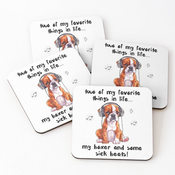 Item preview, Two Favorite Things… My Boxer and Some Sick Beats designed and sold by Fredster1966.