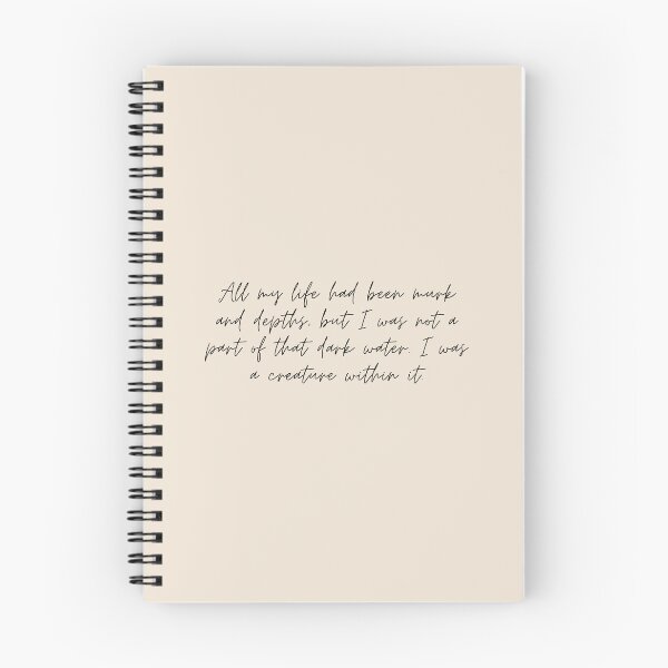 Item preview, "All my life had been murk and depths, but I was not a part of that dark water. I was a creature within it.” - Circe Quote designed and sold by bubblytank.