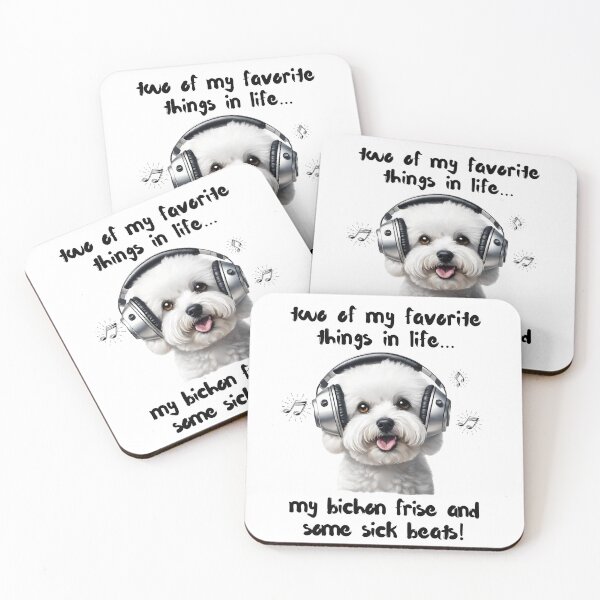 Item preview, Two Favorite Things… My Bichon Frise and Some Sick Beats designed and sold by Fredster1966.