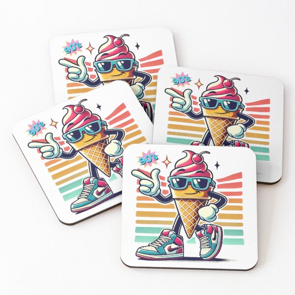 Item preview, Cool retro 90' style ice cream designed and sold by LushRetroBloom.