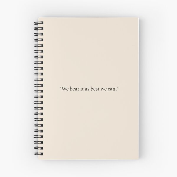 Item preview, "We bear it as best we can” - Circe Quote designed and sold by bubblytank.