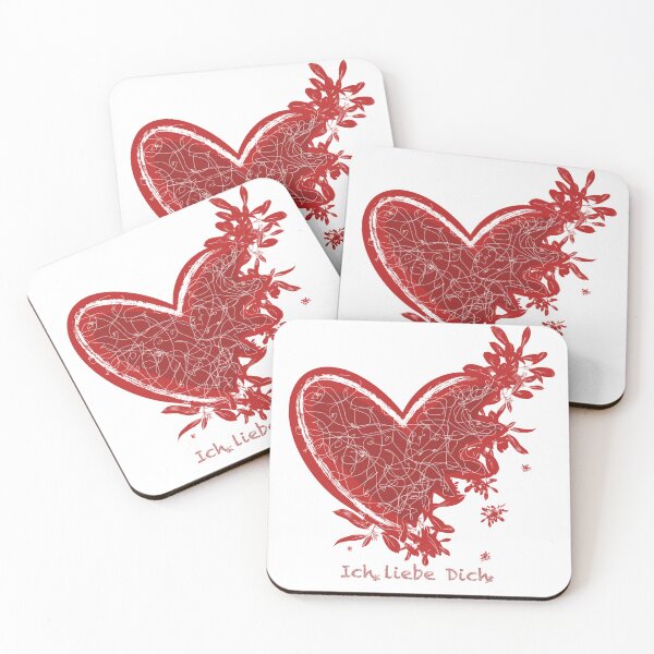Item preview, Ich Liebe Dich Rot Herz designed and sold by Audrishop.