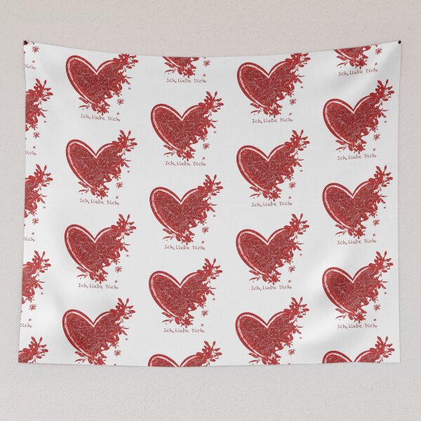 Item preview, Ich Liebe Dich Rot Herz designed and sold by Audrishop.