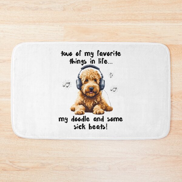Item preview, Two Favorite Things… My Doodle and Some Sick Beats designed and sold by Fredster1966.