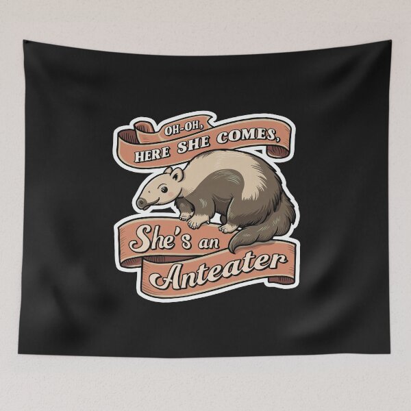 Item preview, ''She's an Anteater'' Funny Anteater Kawaii  T-Shirt designed and sold by Witty Shirts.