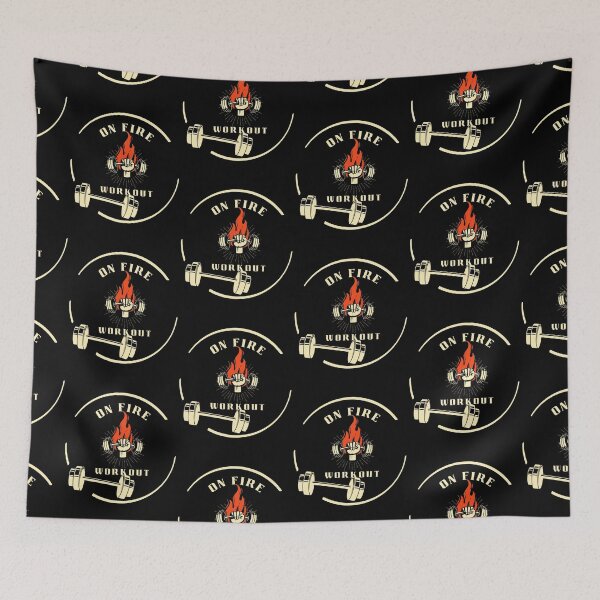 Item preview, Fire Workout | Gym T-shirt designed and sold by Krsna Priya.