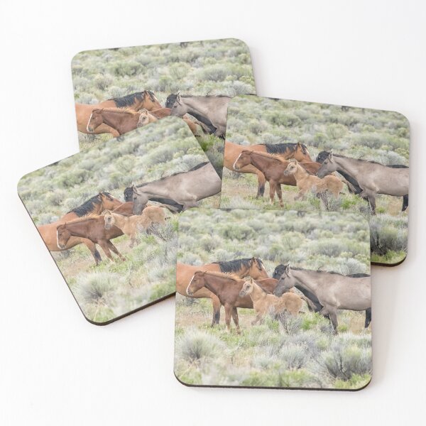 Item preview, Tightly Knit - A South Steens Band of Wild Horses designed and sold by Belinda Greb Photography.