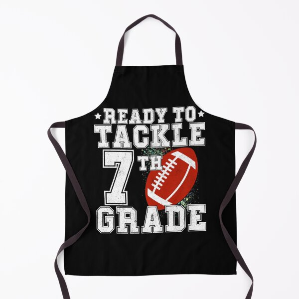 Item preview, ready To Tackle Seventh Grade 7th Grade Back To School - Funny Football First day of School designed and sold by CORJIDOG-ART.