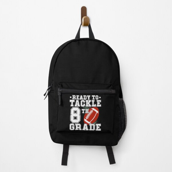 Item preview, ready To Tackle Eighth Grade 8th Grade Back To School - Funny Football First day of School designed and sold by CORJIDOG-ART.