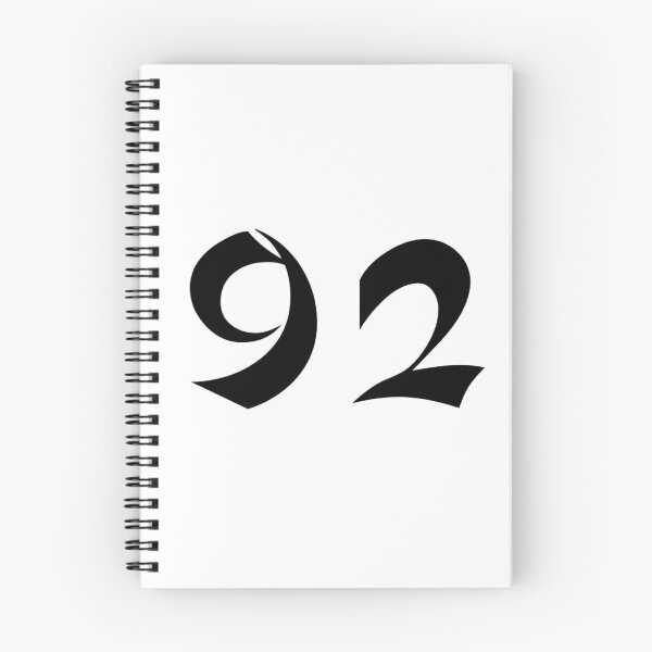 Item preview, 92, ninety-two, black, shangai designed and sold by Numbers-Art.
