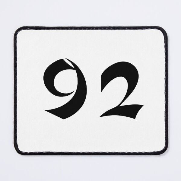 Item preview, 92, ninety-two, black, shangai designed and sold by Numbers-Art.