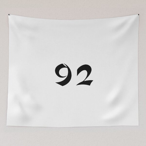 Item preview, 92, ninety-two, black, shangai designed and sold by Numbers-Art.