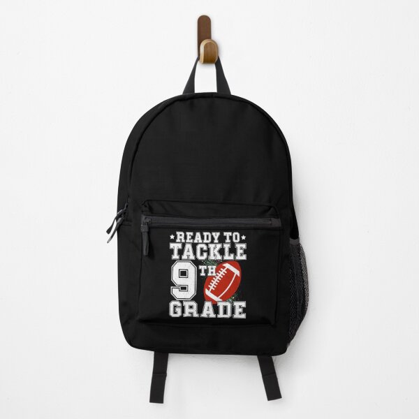 Item preview, ready To Tackle Ninth Grade 9th Grade Back To School - Funny Football First day of School designed and sold by CORJIDOG-ART.